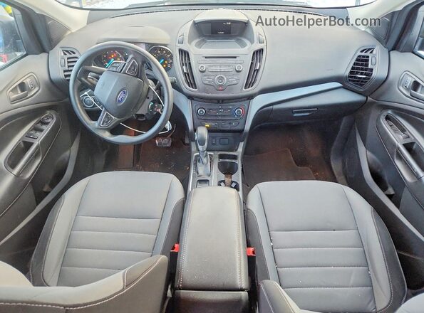 1FMCU0F77JUB18929 2018 FORD ESCAPE Blue Widok deski rozdzielczej
