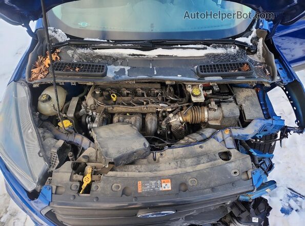 1FMCU0F77JUB18929 2018 FORD ESCAPE Blue Widok wnętrza z tyłu