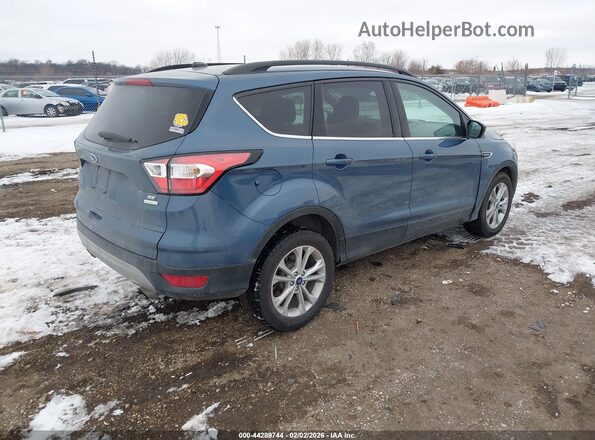 1FMCU0GD7JUC11437 2018 FORD ESCAPE Blue Trasero derecho