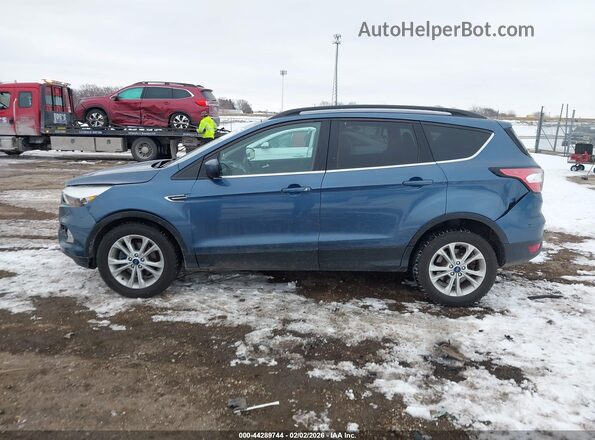 1FMCU0GD7JUC11437 2018 FORD ESCAPE Blue Vista interior de 360 grados