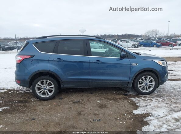 1FMCU0GD7JUC11437 2018 FORD ESCAPE Blue Vista interior trasera