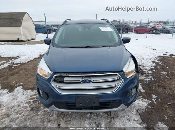1FMCU0GD7JUC11437 2018 FORD ESCAPE Blue Vista del cuadro de instrumentos