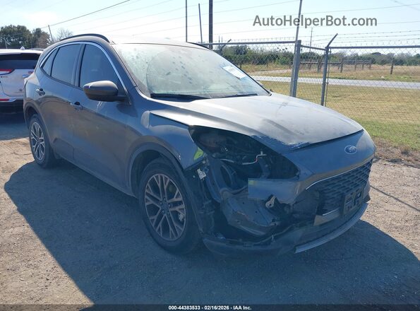 1FMCU0H66NUA88266 2022 FORD ESCAPE Gray 