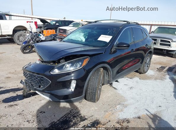 1FMCU0H69LUB81070 2020 FORD ESCAPE Black Przód lewy
