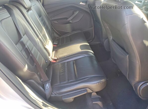 1FMCU0HD4JUA70857 2018 FORD ESCAPE Gray უკანა სავარძლების ხედი