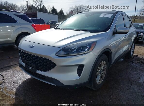 1FMCU9G63LUC21665 2020 FORD ESCAPE Silver Przód lewy