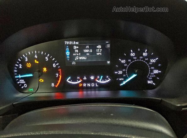 1FMCU9G64LUB55126 2020 FORD ESCAPE Black Vista del cuadro de instrumentos