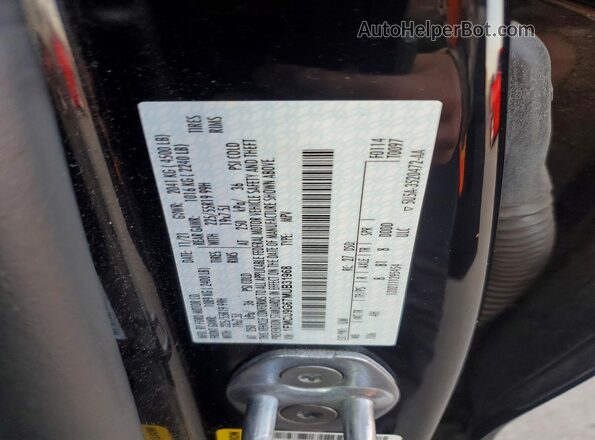 1FMCU9G67MUB31968 2021 FORD ESCAPE Black Widok naklejki z numerem VIN