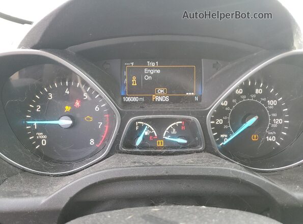 1FMCU9GD0HUA30159 2017 FORD ESCAPE White Սարքավորումների վահանակի տեսք