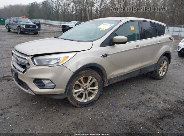1FMCU9GD2HUD37283 2017 FORD ESCAPE Gold Առջևի ձախ երեք քառորդ տեսարան