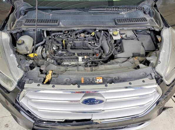 1FMCU9GD2KUB38435 2019 FORD ESCAPE Black ძრავის განყოფილების ხედი