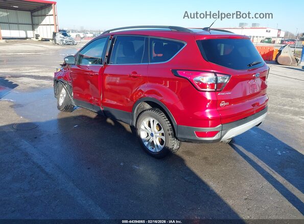 1FMCU9GD9JUC96432 2018 FORD ESCAPE Red Tył lewy