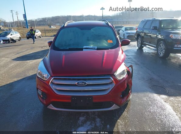 1FMCU9GD9JUC96432 2018 FORD ESCAPE Red Widok zestawu wskaźników