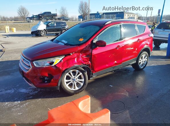 1FMCU9GD9JUC96432 2018 FORD ESCAPE Red Przód lewy
