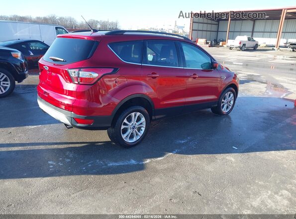 1FMCU9GD9JUC96432 2018 FORD ESCAPE Red Tył prawy