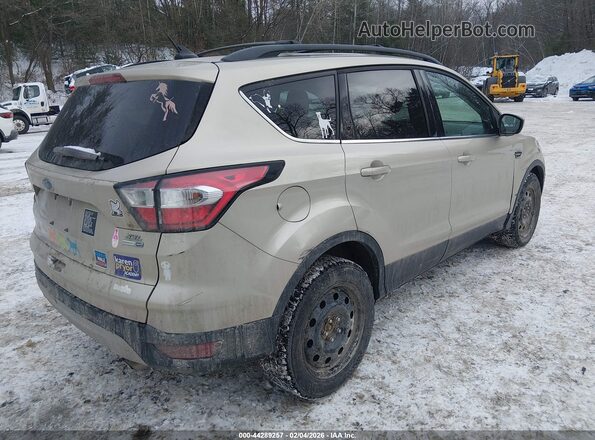 1FMCU9HD4JUB50132 2018 FORD ESCAPE Champagne Trasero derecho