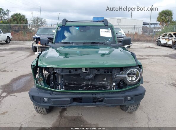 1FMDE5BH4NLB44607 2022 FORD BRONCO Green Widok z przodu