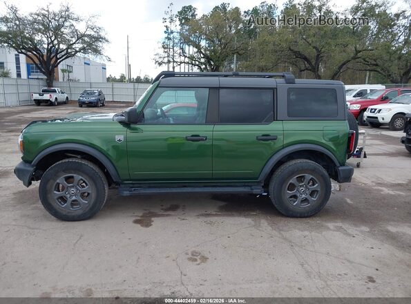 1FMDE5BH4NLB44607 2022 FORD BRONCO Green Widok wnętrza 360 stopni