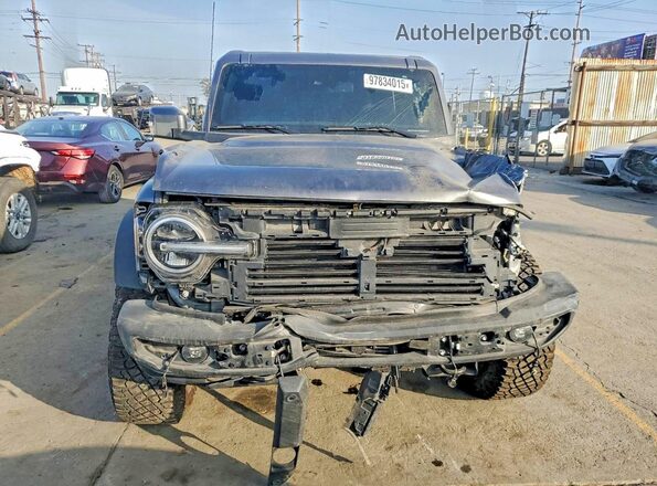 1FMDE5DH1NLB10136 2022 FORD BRONCO Серый Вид сзади