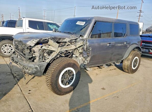 1FMDE5DH1NLB10136 2022 FORD BRONCO Серый Задняя левая четверть