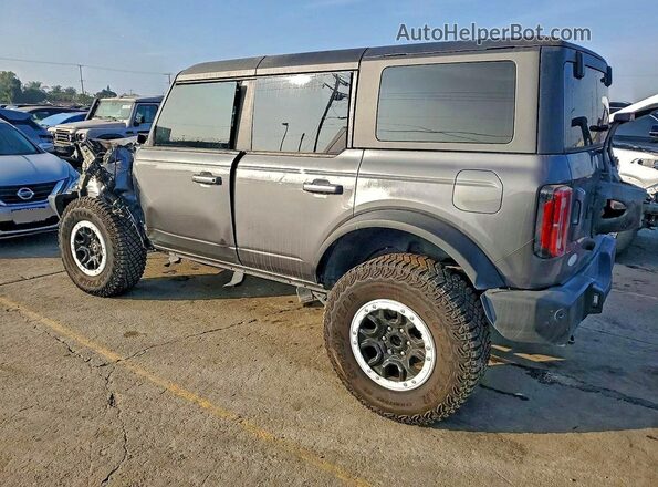 1FMDE5DH1NLB10136 2022 FORD BRONCO Серый Задняя правая четверть