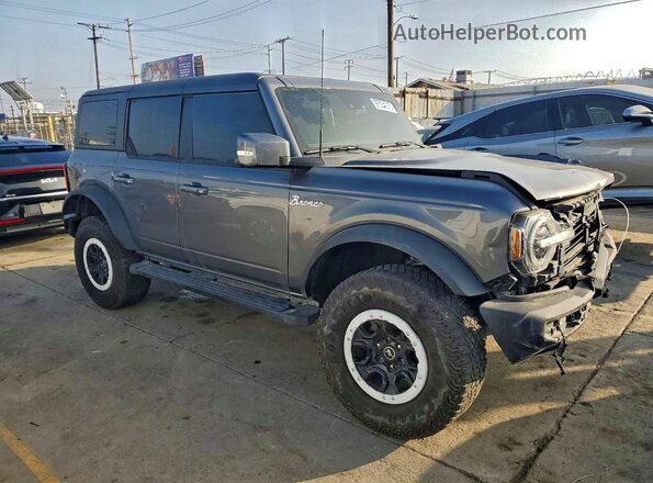 1FMDE5DH1NLB10136 2022 FORD BRONCO Серый Вид спереди