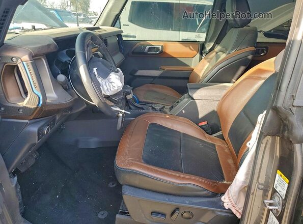 1FMDE5DH1NLB10136 2022 FORD BRONCO Серый Вид панели приборов