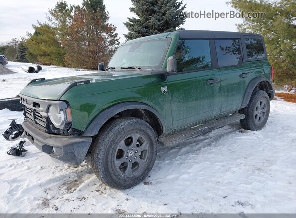 1FMDE7BHXRLB36755 2024 FORD BRONCO Зеленый Передняя левая четверть
