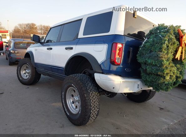 1FMEE1BP4RLA75606 2024 FORD BRONCO Blue Задня ліва чверть