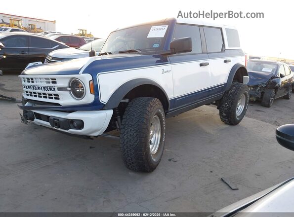 1FMEE1BP4RLA75606 2024 FORD BRONCO Blue Передня ліва чверть