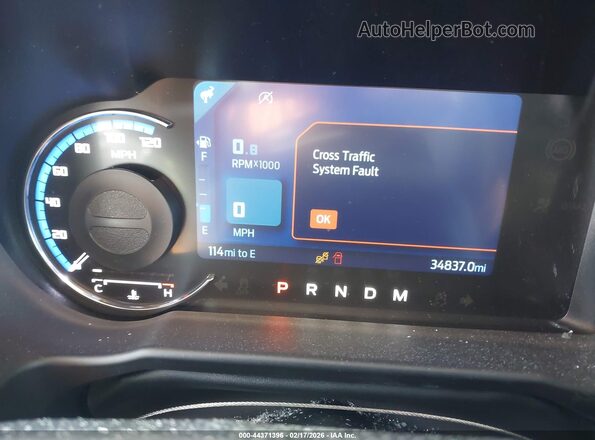 1FMEE5DP9PLC11052 2023 FORD BRONCO Gray Вид задніх сидінь