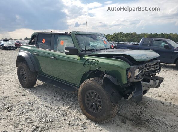 1FMEE5JR4NLA52525 2022 FORD BRONCO Зеленый Передняя правая четверть