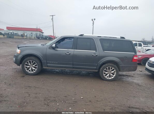 1FMJK1MT1GEF45514 2016 FORD EXPEDITION EL Gray 