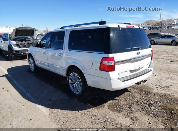 1FMJK1MT4GEF27489 2016 FORD EXPEDITION EL Белый Задняя левая четверть