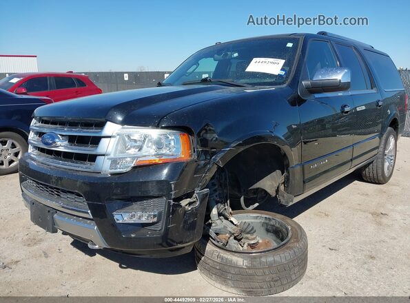 1FMJK1MT7HEA41616 2017 FORD EXPEDITION EL Black Vista frontal