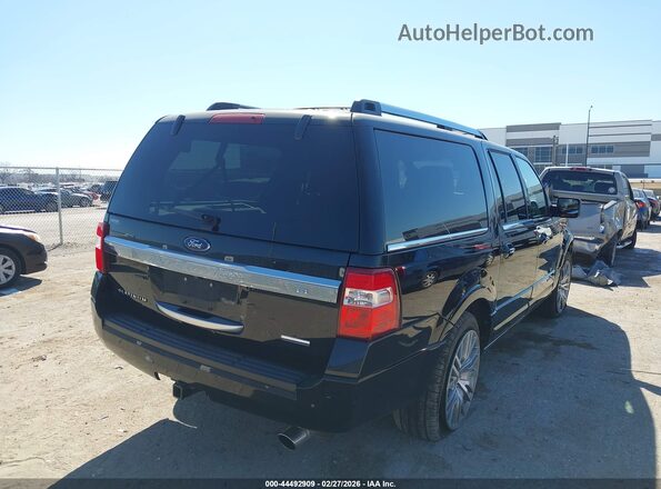 1FMJK1MT7HEA41616 2017 FORD EXPEDITION EL Black Trasero derecho
