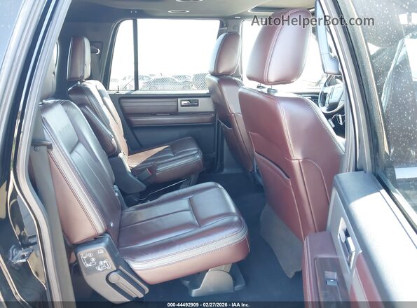 1FMJK1MT7HEA41616 2017 FORD EXPEDITION EL Black Vista de la etiqueta del VIN
