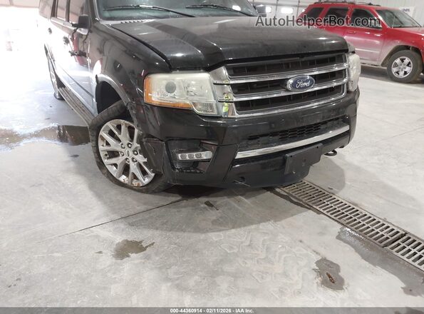 1FMJK2AT0HEA18222 2017 FORD EXPEDITION EL Black Widok z przodu