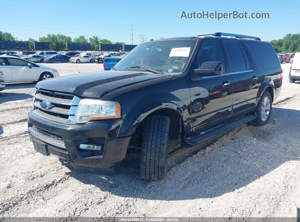 1FMJK2AT0HEA18222 2017 FORD EXPEDITION EL Black Przód lewy