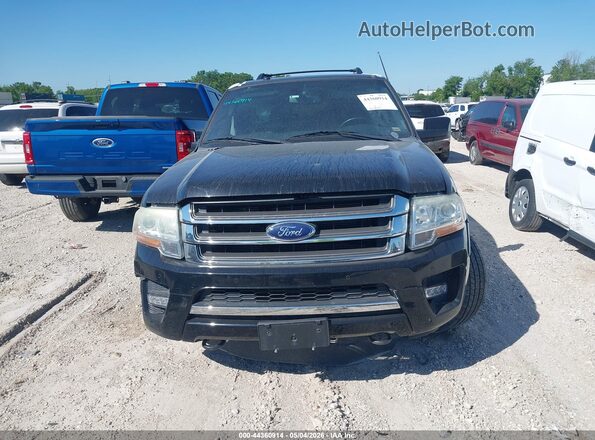 1FMJK2AT0HEA18222 2017 FORD EXPEDITION EL Black Widok deski rozdzielczej