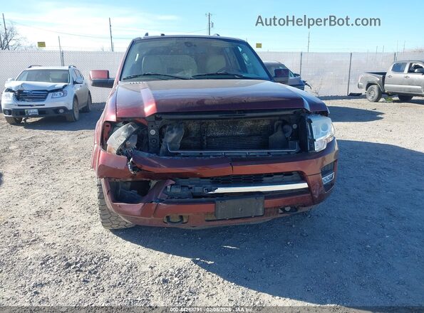 1FMJK2AT2HEA73478 2017 FORD EXPEDITION EL Burgundy წინა ხედი