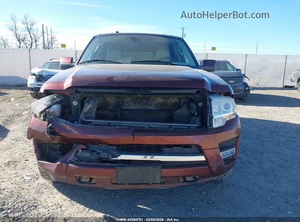 1FMJK2AT2HEA73478 2017 FORD EXPEDITION EL Burgundy უკანა სალონის ხედი