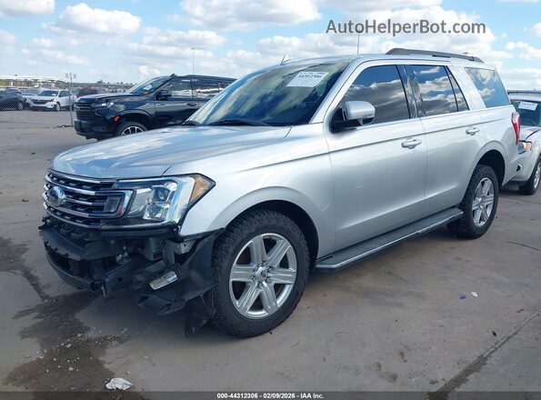 1FMJU1HT3JEA40943 2018 FORD EXPEDITION Silver Առջևի ձախ երեք քառորդ տեսարան