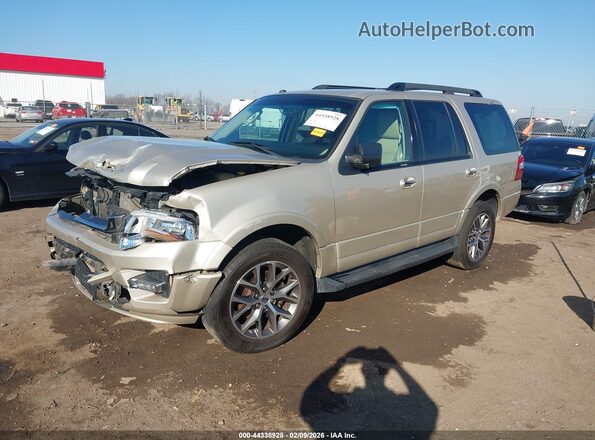 1FMJU1HT9HEA34235 2017 FORD EXPEDITION Золотой Передняя левая четверть