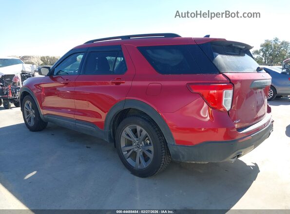 1FMSK7DH1MGA94653 2021 FORD FORD EXPLORER Red Задня ліва чверть