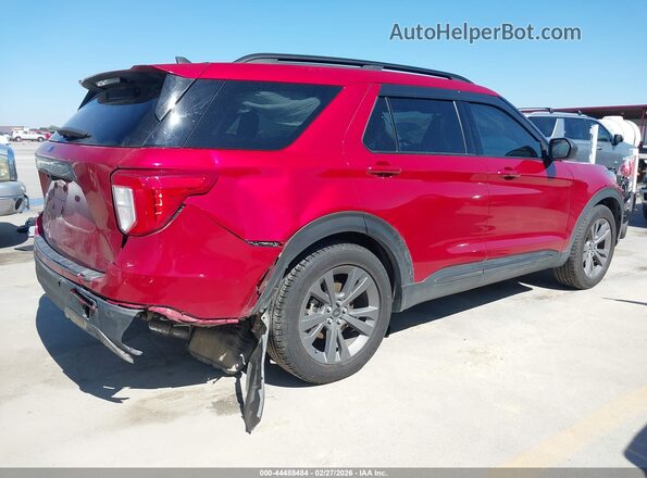 1FMSK7DH1MGA94653 2021 FORD FORD EXPLORER Red Задня права чверть