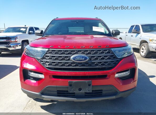 1FMSK7DH1MGA94653 2021 FORD FORD EXPLORER Red Вид щитка приладів