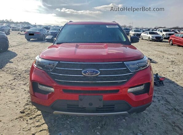 1FMSK7DH1PGC09045 2023 FORD FORD EXPLORER Red წინა ხედი