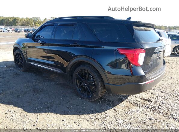 1FMSK7DH4NGA13064 2022 FORD FORD EXPLORER Black Trasero izquierdo