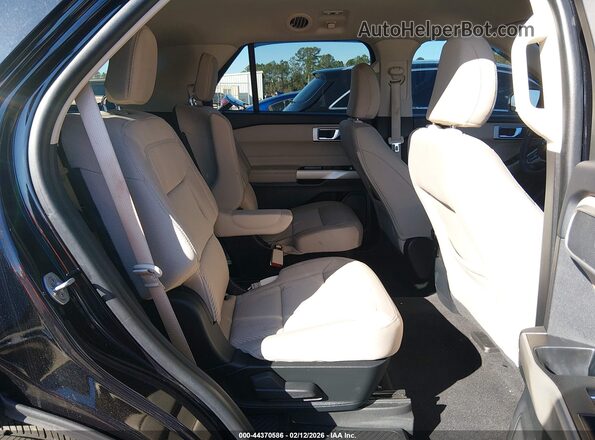 1FMSK7DH4NGA13064 2022 FORD FORD EXPLORER Black Vista de la etiqueta del VIN